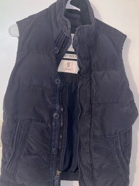 Abercrombie & Fitch Navy Blue Summit Rock Vest